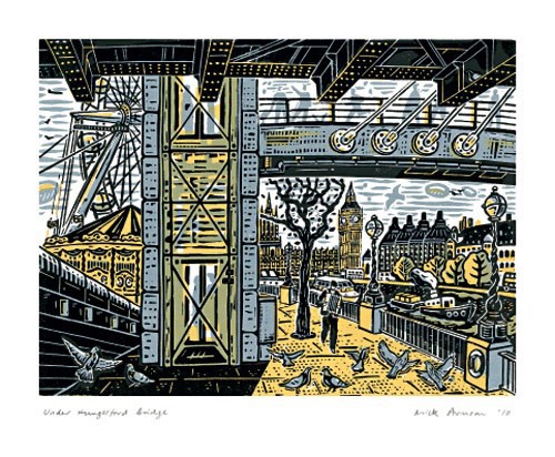'Under Hungerford Bridge' by Mick Armson (A328)